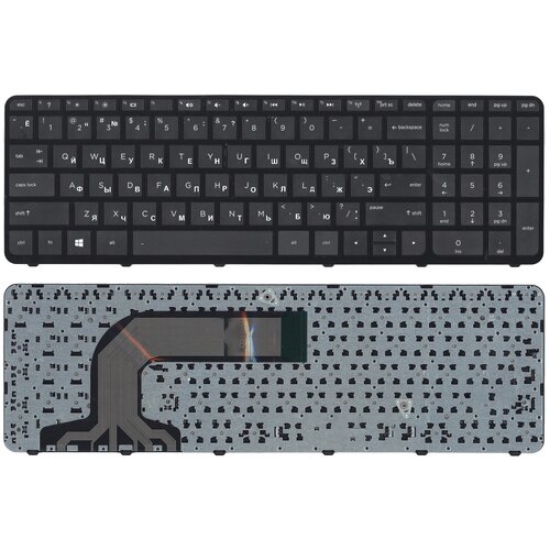 Клавиатура для ноутбука HP Pavilion 17 17-E черная с рамкой 726₽