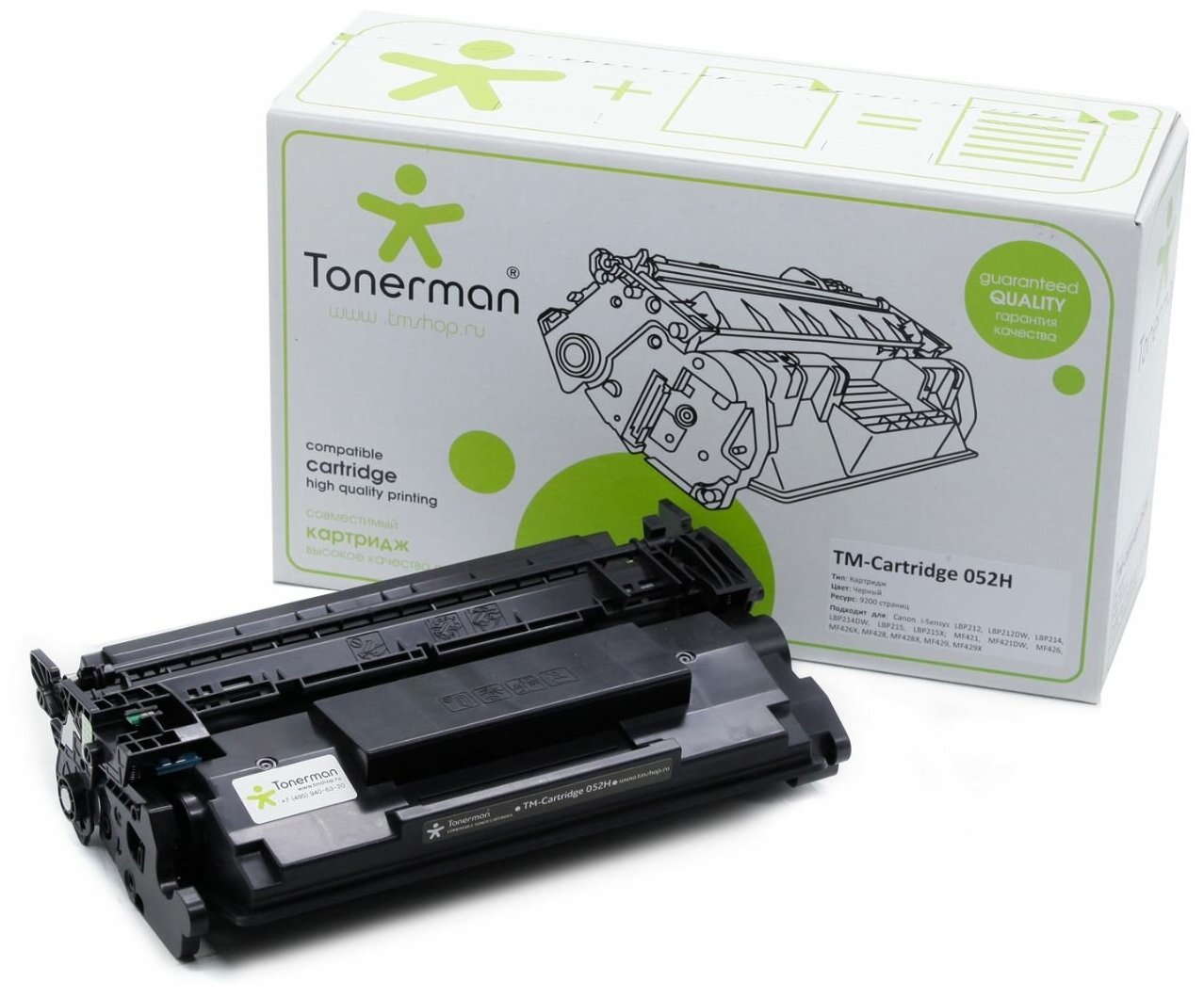 Картридж Tonerman 052H для Canon i-Sensys LBP212, LBP214, LBP215; MF421, MF426, MF428, MF429