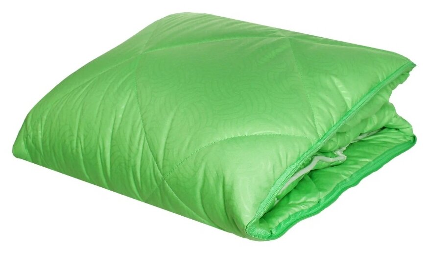 Плед-подушка "OL-Tex", наполнитель: полиэфирное волокно Holfiteks, цвет: салатово-сливочный, 135 х 200 см, 50 х 50 см - фотография № 7