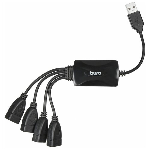 Хаб разветвитель Buro BU-HUB4-03-U20-Splitter черный 80000₽