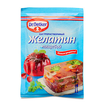 Желатин Dr.Oetker пищевой быстрорастворимый 30г Dr. Oetker - фото №8