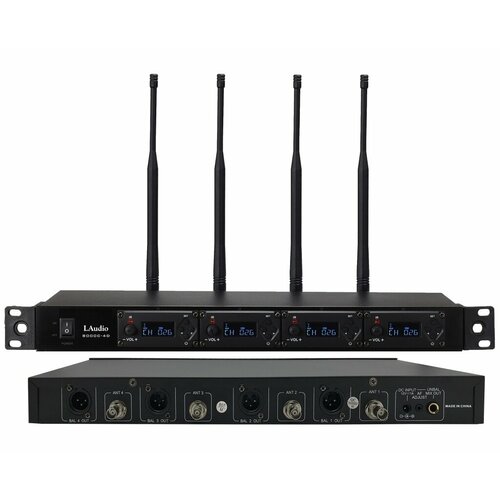 8000C-4D Профессиональная беспроводная микрофонная система LAudio 10827200₽