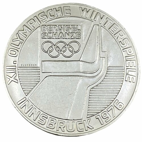 Австрия 100 шиллингов 1975 г. (Зимние Олимпийские игры 1976) клуб нумизмат монета 10 лев болгарии 1975 года серебро олимпийские игры