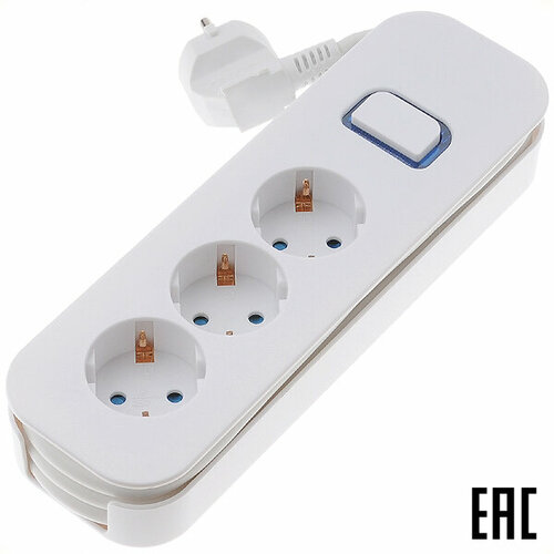 Удлинитель KF-B-03KR 1,5 метра 3 розетки 