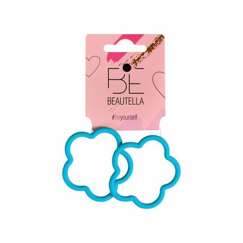 Резинка для волос BEAUTELLA Princess пружинка d 5,0см 2шт. арт. KBH-6 (СDHA-EBS-02-01-mix)