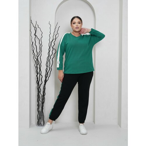 фото Костюм belmaro, размер 52, бирюзовый