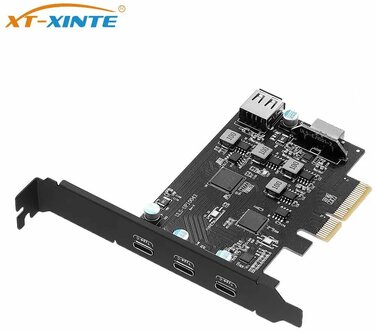 Характеристики модели PCI-e к USB3.2 Gen 2 5 портов карта PCI Express ...
