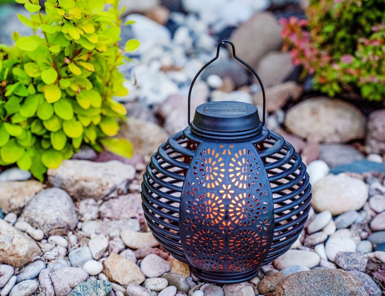 фото Подвесной светильник на солнечной батарее Solar тоттори, 12 теплых белых мини LED-огней, 15х15 см, Koopman International CX2000270