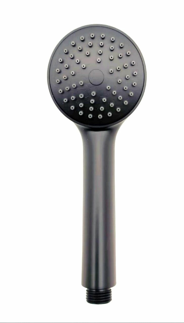 Лейка для душа чёрного цвета Zerix SH-01 Black