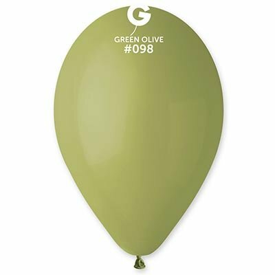 Шар латексный ненадутый И 12"/98 Пастель Green Olive 30 см (100 в уп)