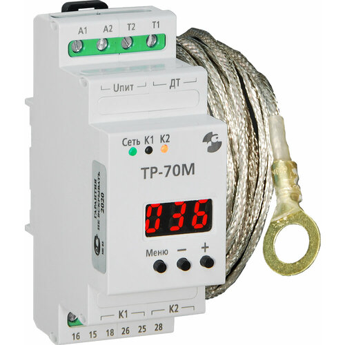 Термореле ТР-70М с выносным датчиком 2,5м, Реле и Автоматика, A8223-79683252 (режим нагрев, охлаждение, термостат -40.+125°C)