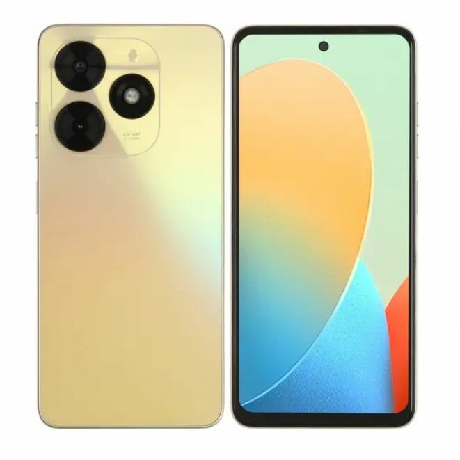 6,56" Смартфон Tecno SPARK GO 2024 4/64 ГБ (SPARK GO 2024) 2023, золотой