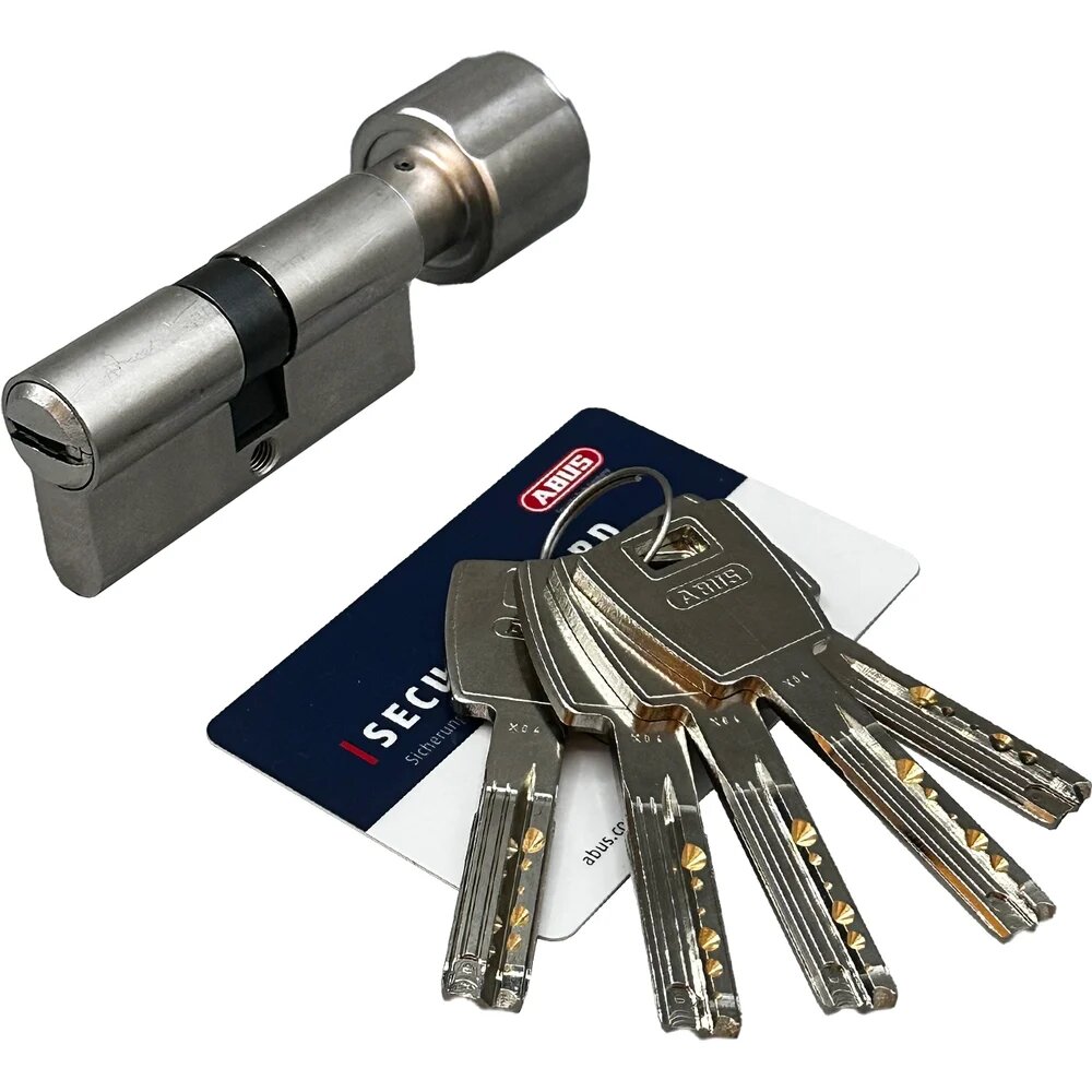 Цилиндровый механизм ABUS x6430 ключ/вертушка 65-60 (125 мм) 5 ключей 33000091