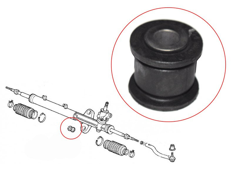 Сайлентблок рулевой рейки Honda Accord Torneo CF4 97- SAT ST-53685-S84-A01