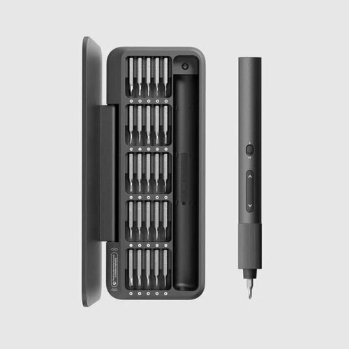 фото Аккумуляторная отвёртка с набором бит hoto precision screwdriver adv (серый, qwlsa001, hfe0013gl)