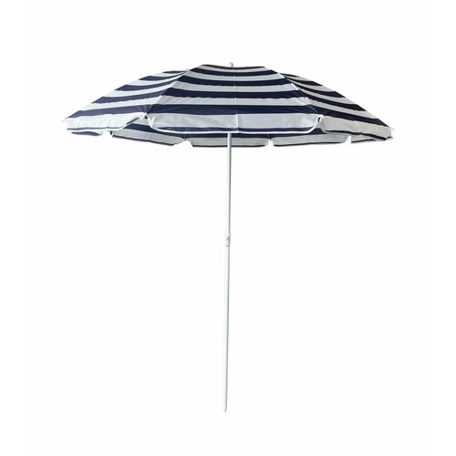 Зонт 18м бело-синяя полоска 12шт в уп 2 части арт WRU0502 Garden story 736₽