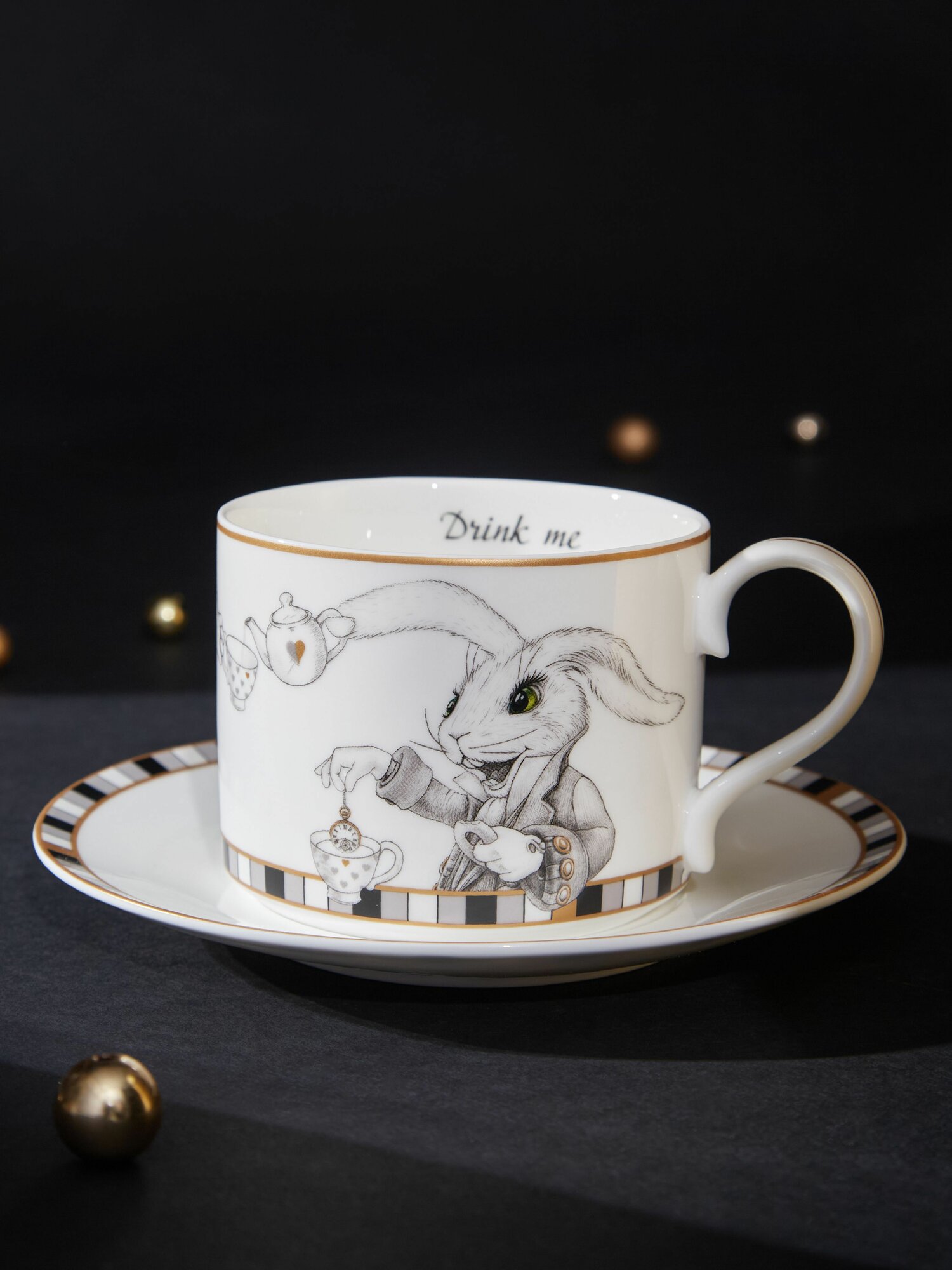 Чайная пара Lefard "Wonderland", на 1 персону, 2 предмета, фарфоровая, 290 мл. — фото 1