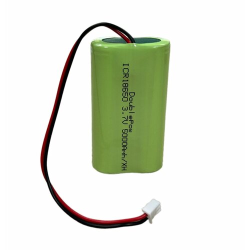 Аккумулятор DoublePow 18650 2S-PSM 3.7V 5000mAh, с разъемом XH2.54-2P, с защитой, 1 шт