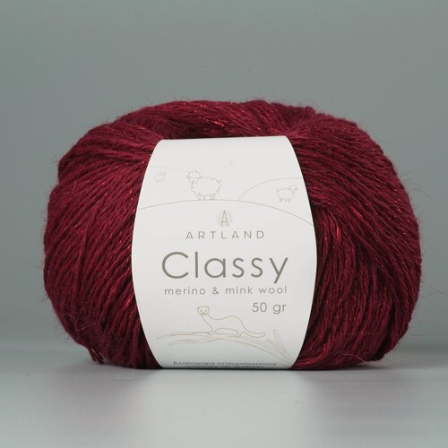 Изображение товара Пряжа Artland Classy 43 винный (50г/240м, упаковка 5 мотков)