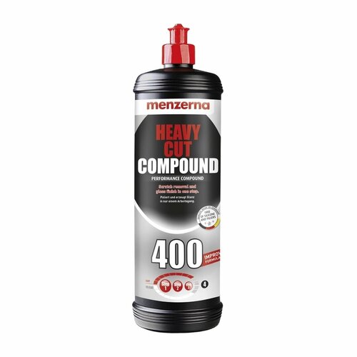 Универсальная полировальная паста Menzerna Heavy Cut Compound 400 Improved 100гр 900₽