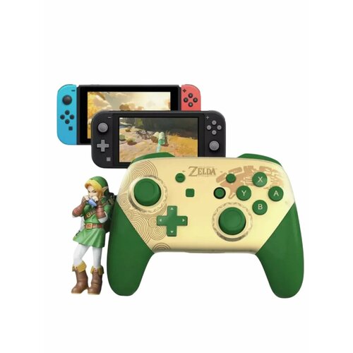 Геймпад для Nintendo Switch Pro Controller Геймпад Switch Pro золото-зеленый-