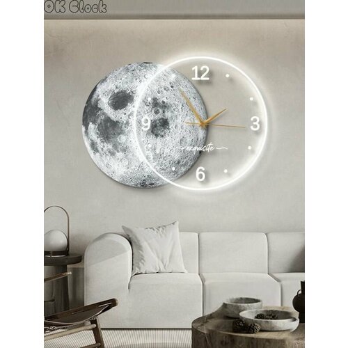 Планета Светящиеся Настенные Часы