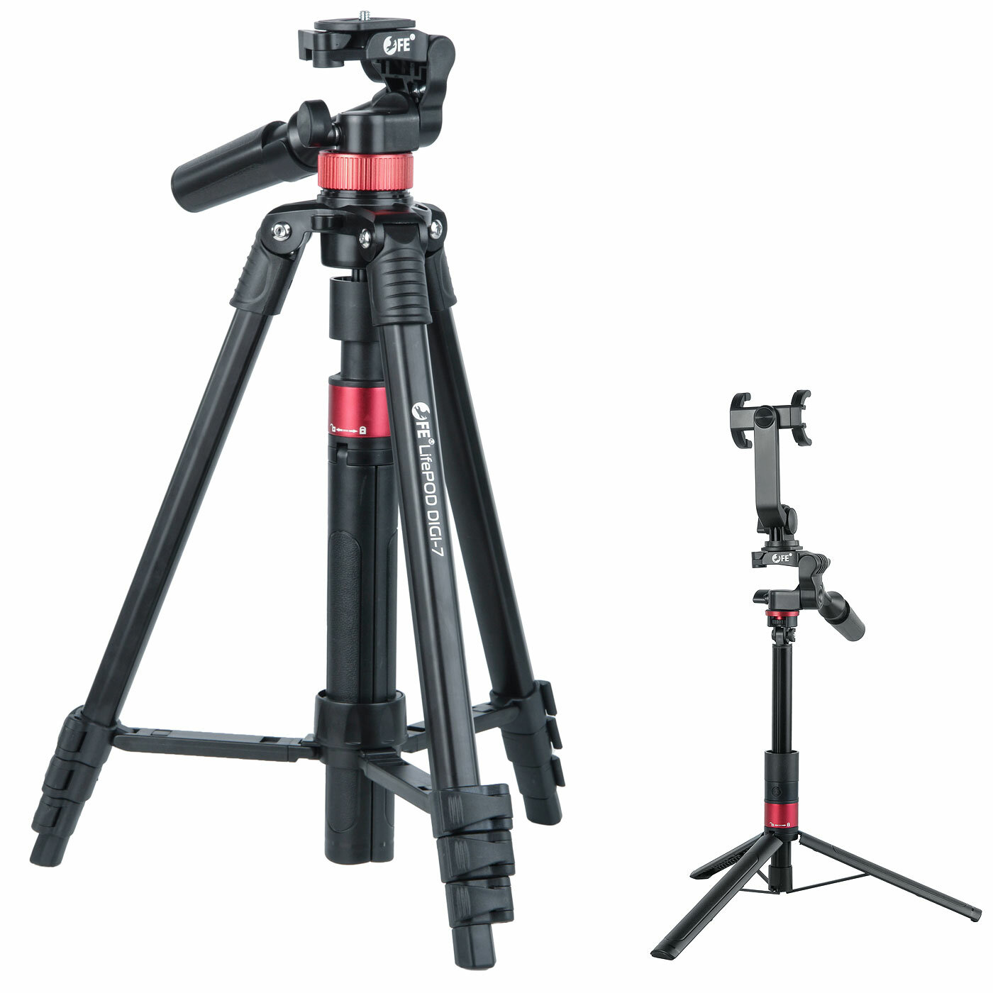 Штатив Falcon Eyes LifePOD DIGI-7, 4 секции, нагрузка до 1,5кг