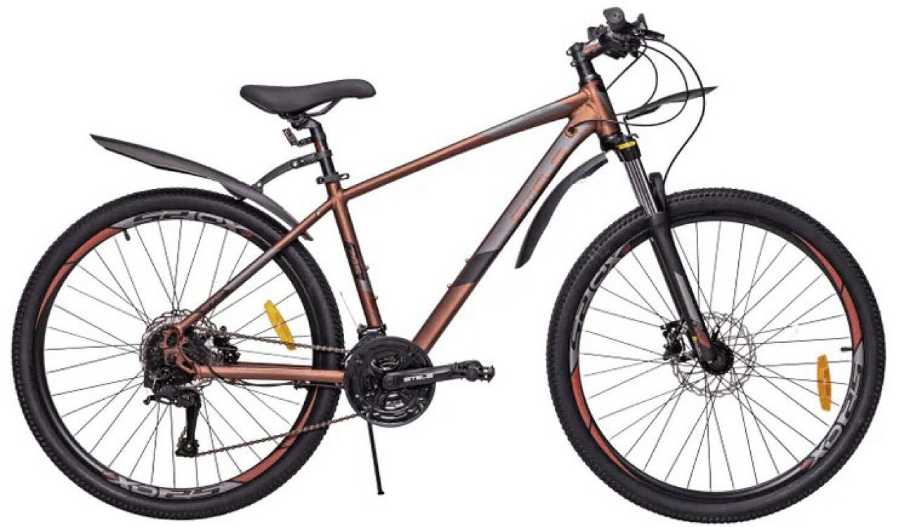 Горный велосипед Stels Navigator 745 D V010 (2023) 21" Коричневый (180-190 см)