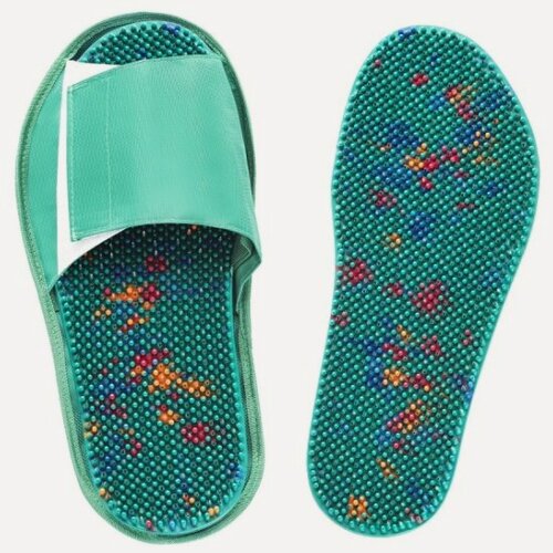 Изображение товара Аппликатор Ляпко "Стелька Плюс", зеленый (размер 37-40) 2 шт