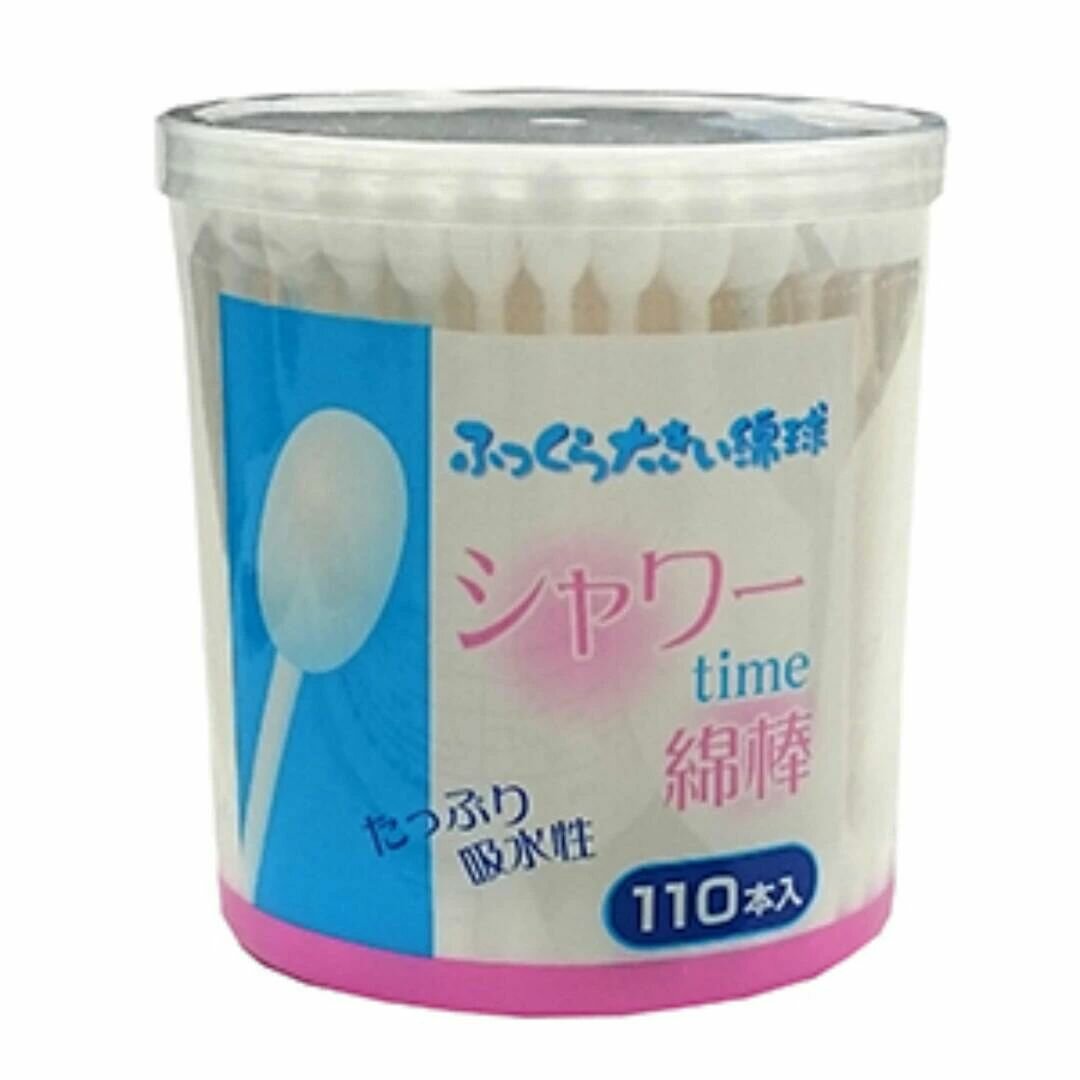 Gel Corporation Shower Time Ватные палочки косметологические, 110 шт