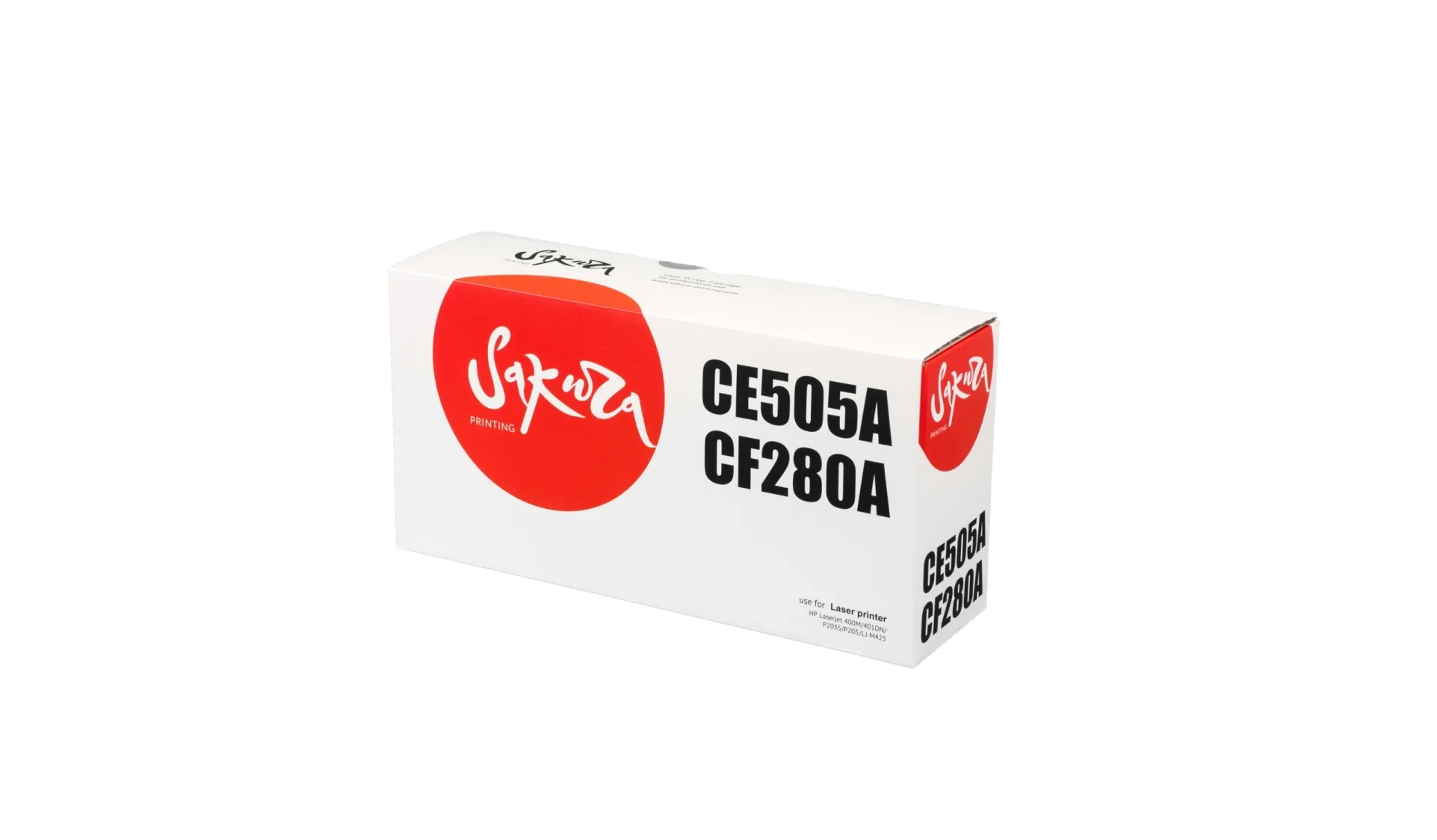 Картридж CE505A/CF280A для HP, лазерный, черный, 2700 страниц, Sakura, с чипом — фото 1