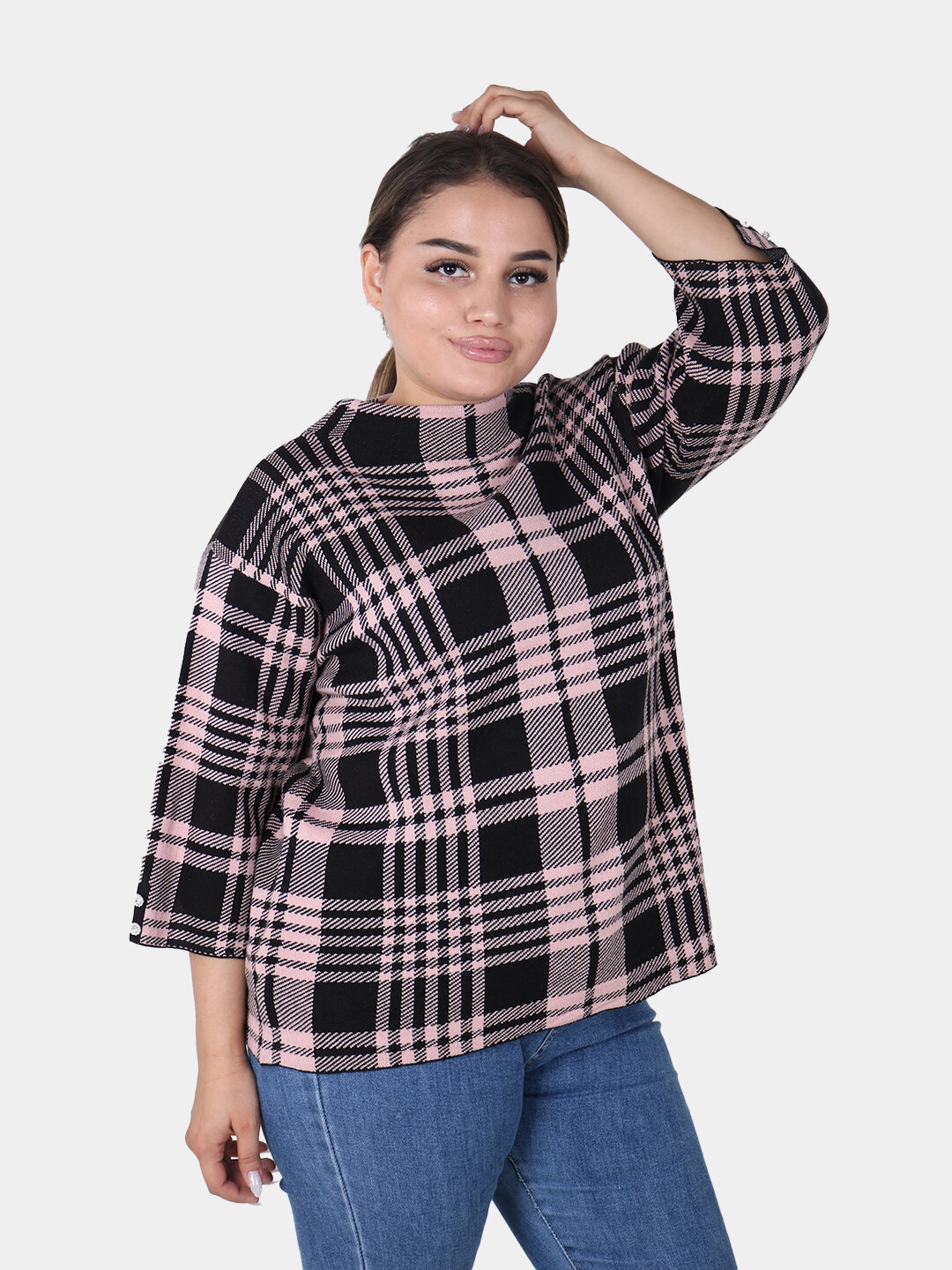 Свитер размер One Size, , розовый, — фото 1