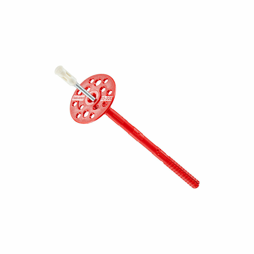 Дюбель для теплоизоляции Tech-KREP PRO 10 х 220 мм металлический гвоздь с термоголовкой 400шт