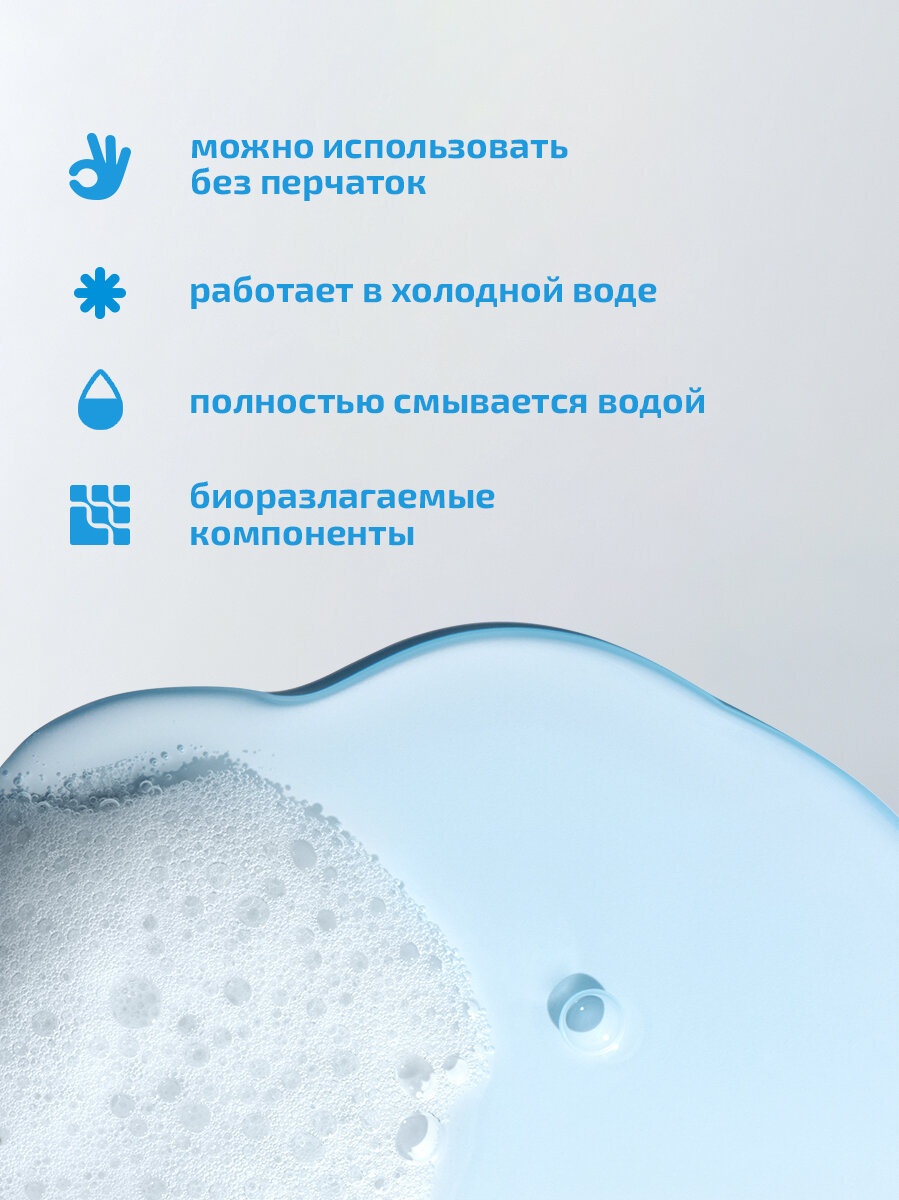Гель для мытья посуды+ овощей и фруктов VOKA home, 5л — фото 1