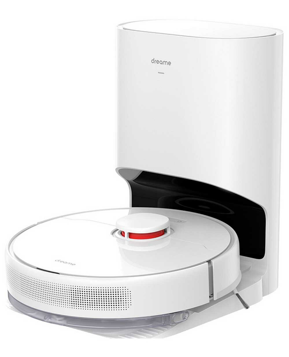 Робот-пылесос Dreame Robot Vacuum and Mop D9 Plus, сухая и влажная уборка, White