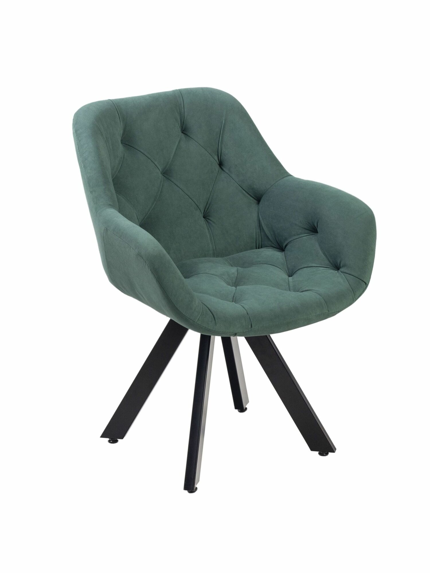 Стул мягкий Челси Катания Велюр изумруд