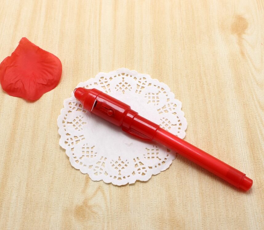 Ручка-шпион c УФ-фонариком с невидимыми чернилами. — фото 1