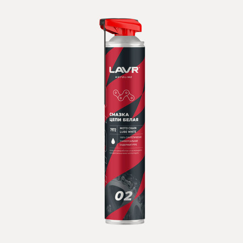 Изображение товара Смазка цепи для мотоциклов белая LAVR MOTOLINE, 1 л / Ln7972