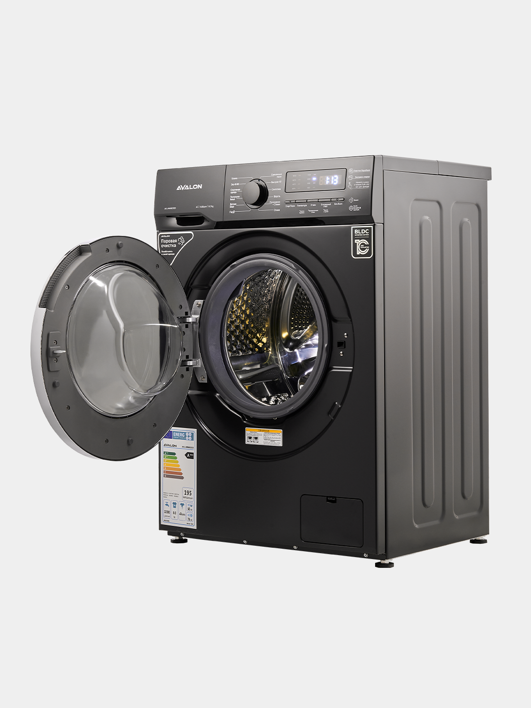 Стиральная машина Avalon "AVL-WM 8020 B (8 кг) скорость отжима 1400 об/мин — фото 1
