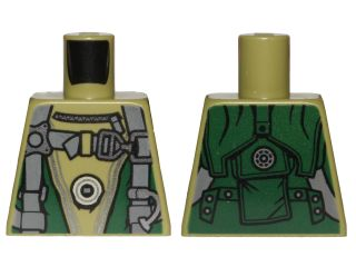 Torso SW Jumpsuit with Harness Pattern (Bistan), 973pb2502 Olive Green U