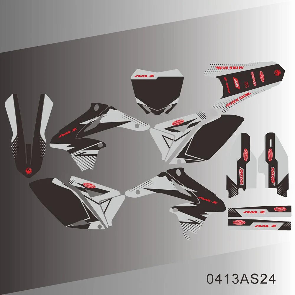 Графические наклейки для SUZUKI RMZ250 RMZ 250 2010 2011 2012 2013 2014 2016 2017 2018, Blank