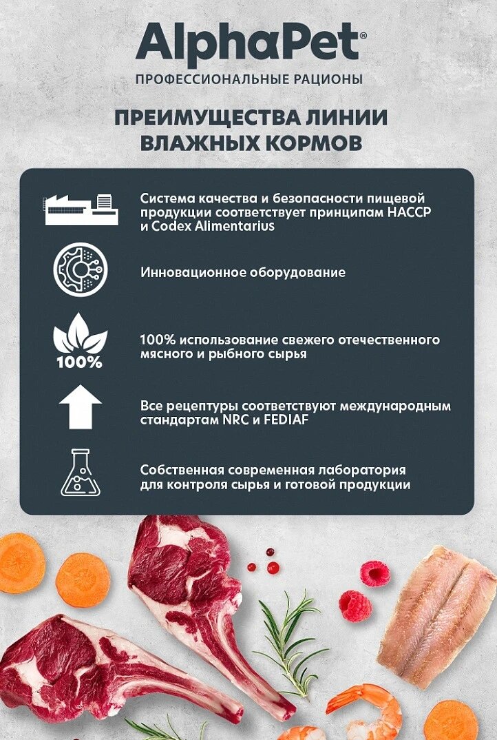Влажный корм AlphaPet WOW пауч для кошек (кусочки в соусе) Цыпленок, 80 г. х 30 шт — фото 1