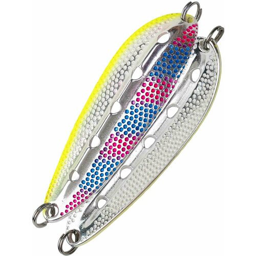 Блесна из латуни на лосося, покрыта серебром RB Скорпио 42гр - 383