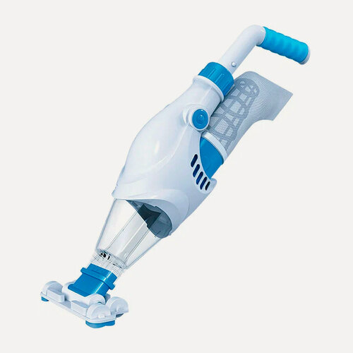 Изображение товара Аккумуляторный ручной пылесос Poolstar AquaJack 211 P1111 для бассейнов и СПА глубиной до 3 м, 37 л/мин, бело-синий