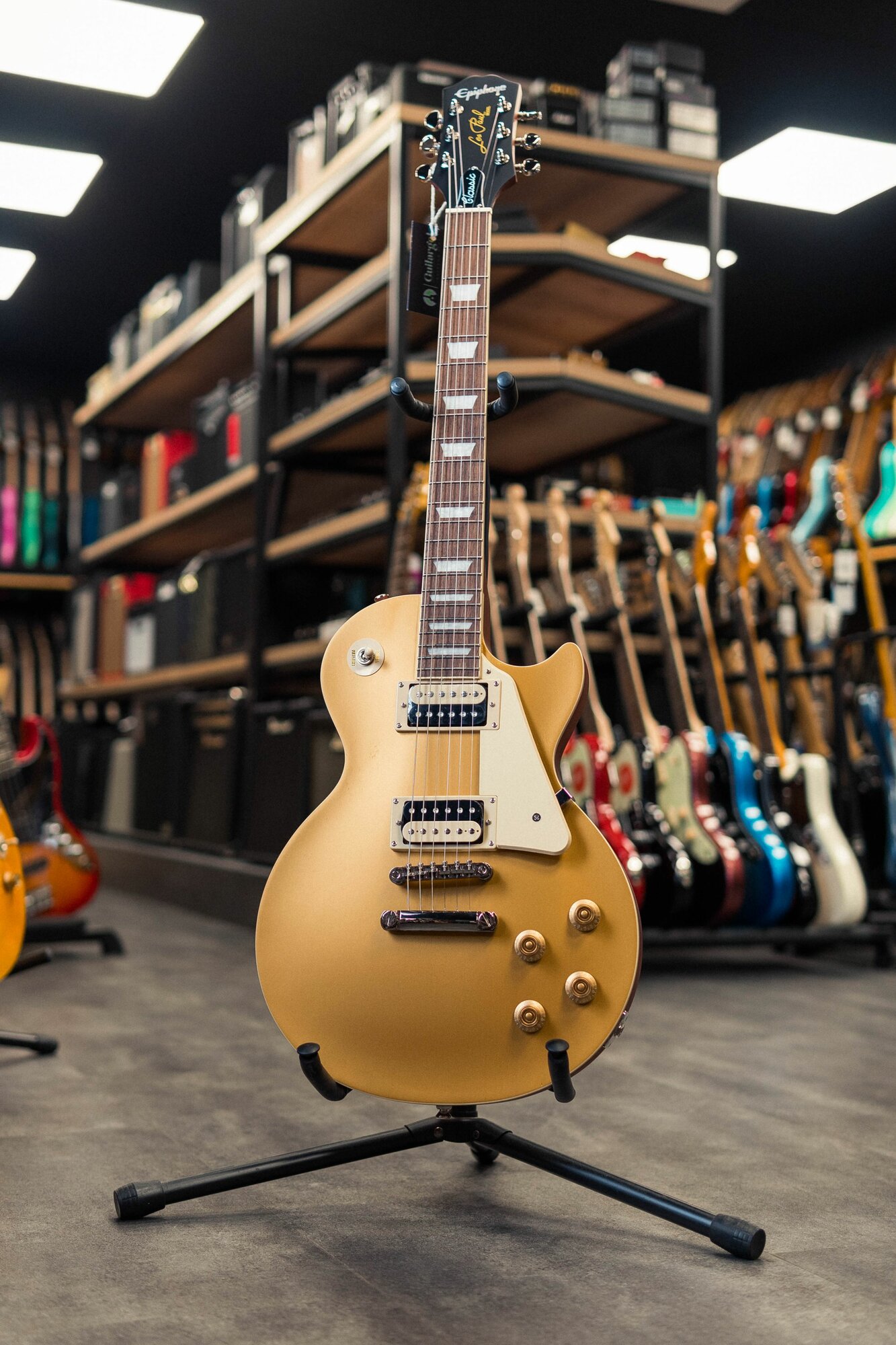 Электрогитара Epiphone Les Paul Classic Worn Metallic Gold