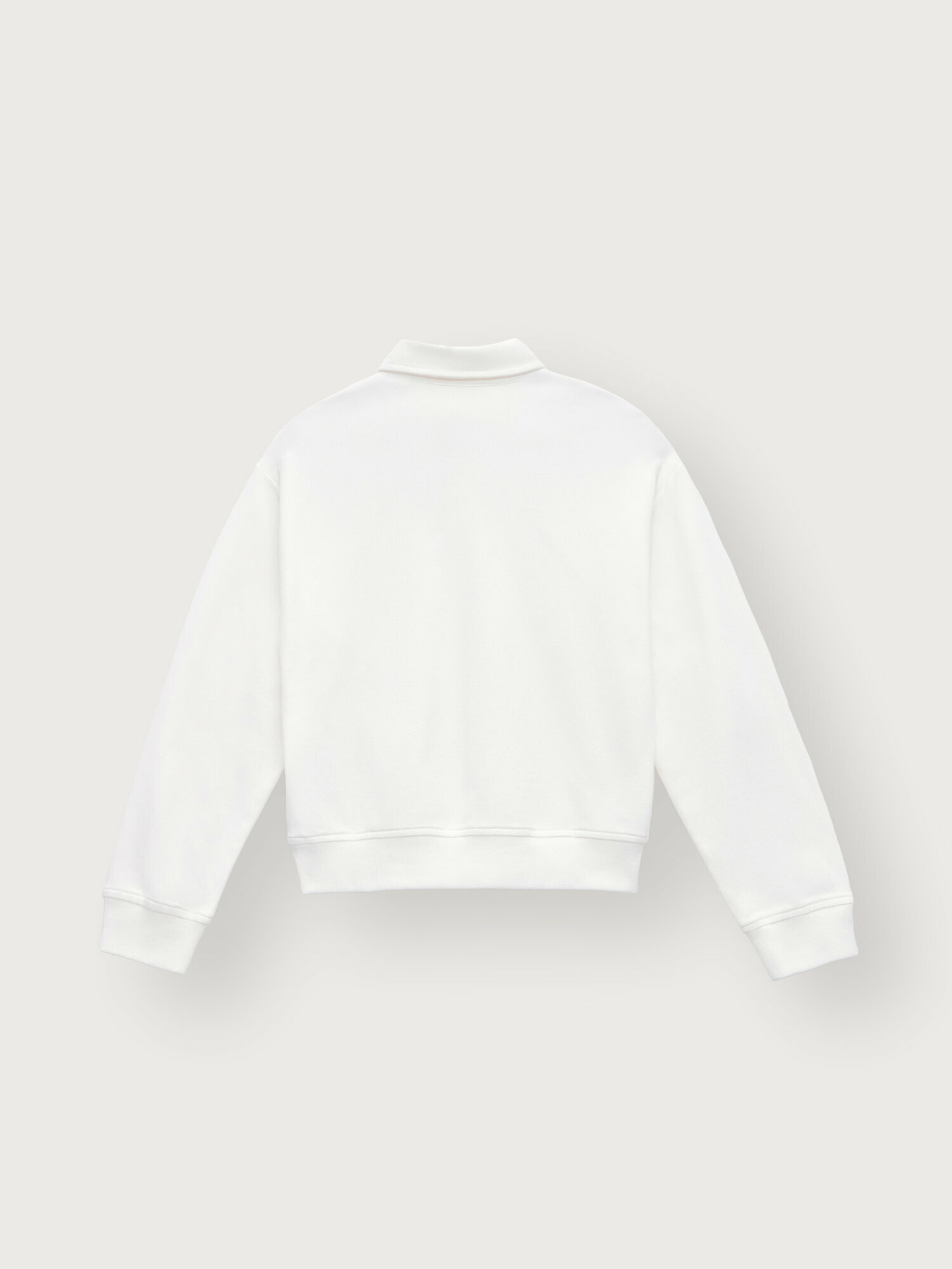 Джемпер Junion с воротником поло, размер 152, белый — фото 1