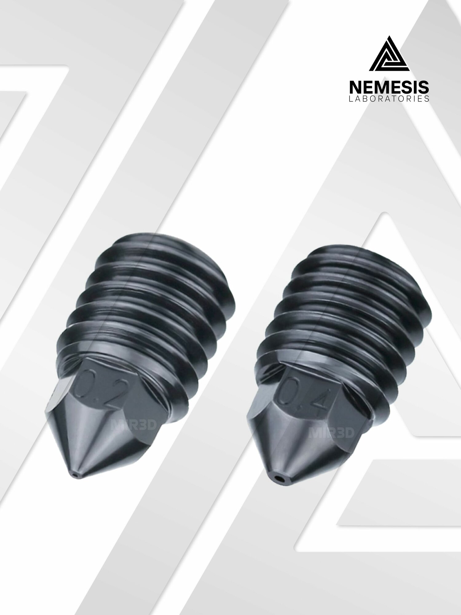Сопло из закаленной стали Nemesis Bambulab 0.4 для 3д принтера