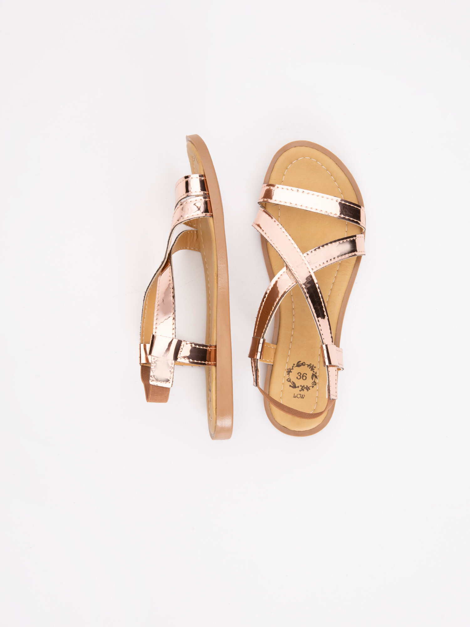 Сандалии LC Waikiki, размер 40, коричневый