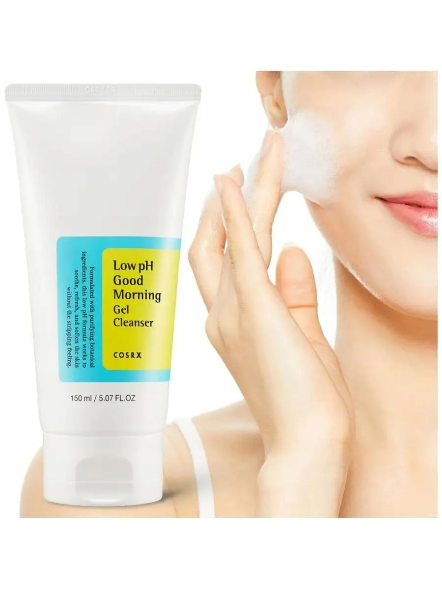 Гель-пенка для умывания COSRX "Low pH Good Morning", с BHA-кислотой, 150 мл — фото 1