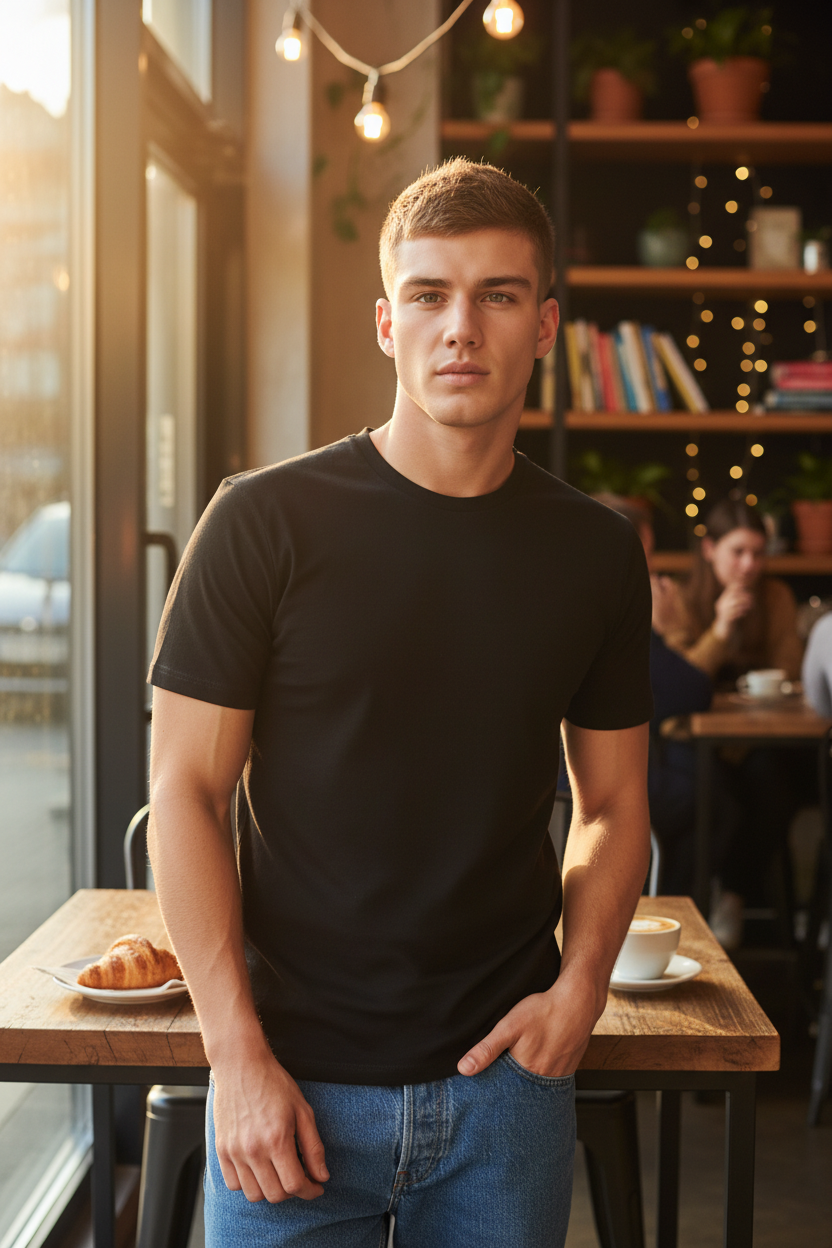 Футболка базовая облегченная